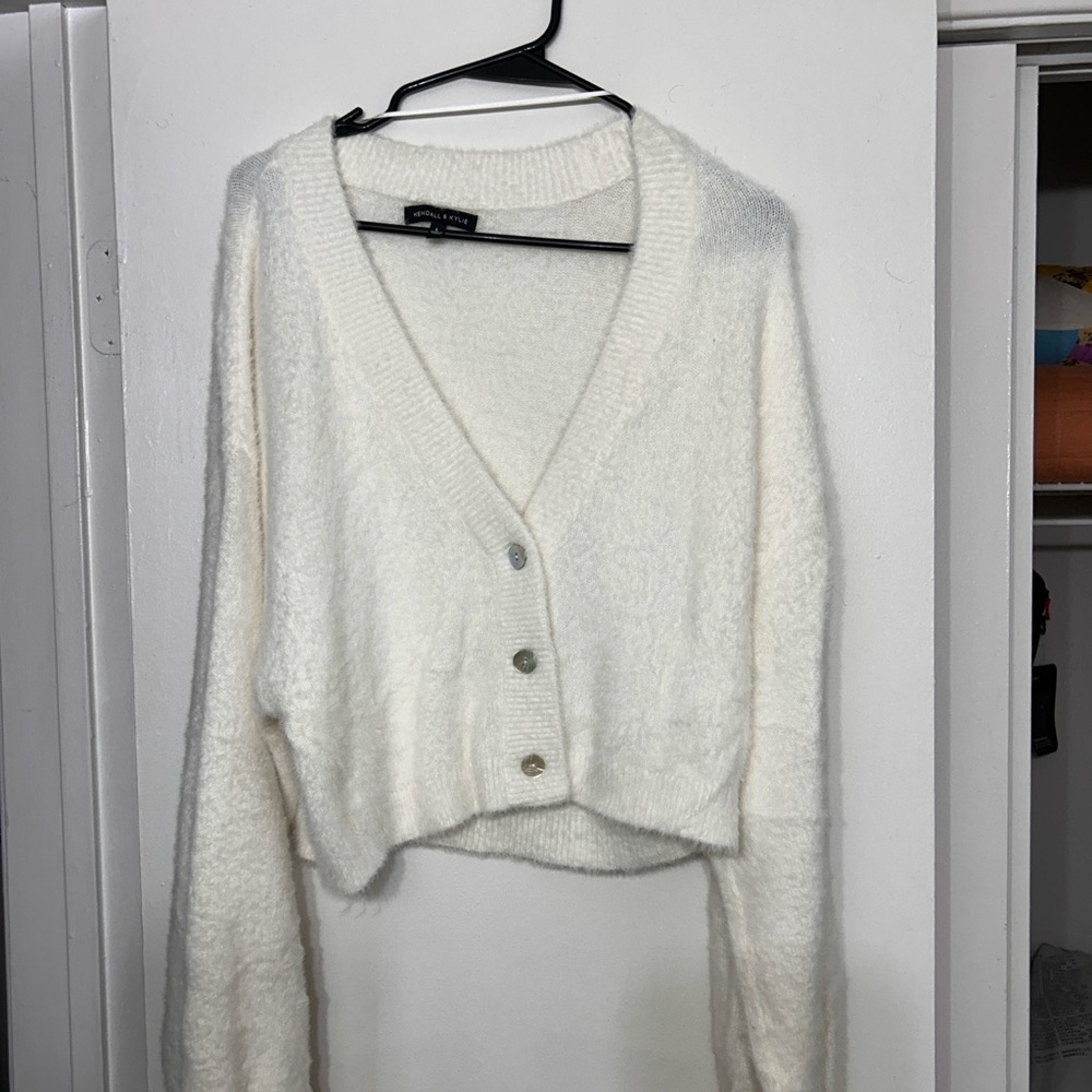 Pacsun Cream Sweater Cardigan Size L